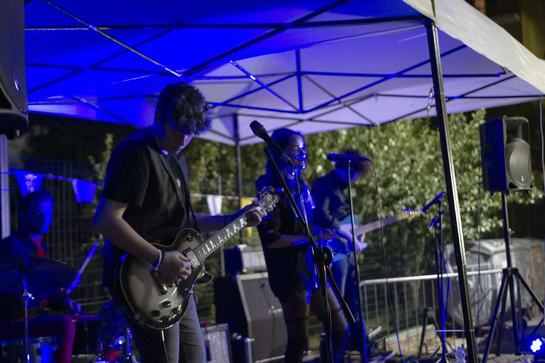 :Papille Gustative live at Montebruno beer festival, annalisa singing